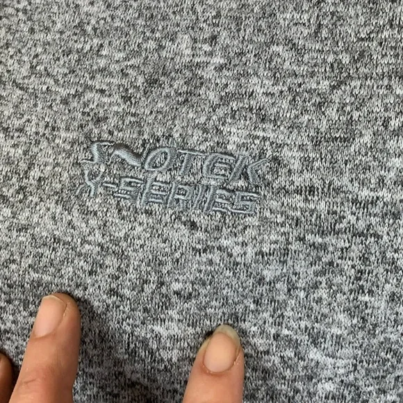 Snotek X-Series Fleece Men's Medium Heather Grey Zip-Up Sweater Ski Snowboard - Picture 3 of 11